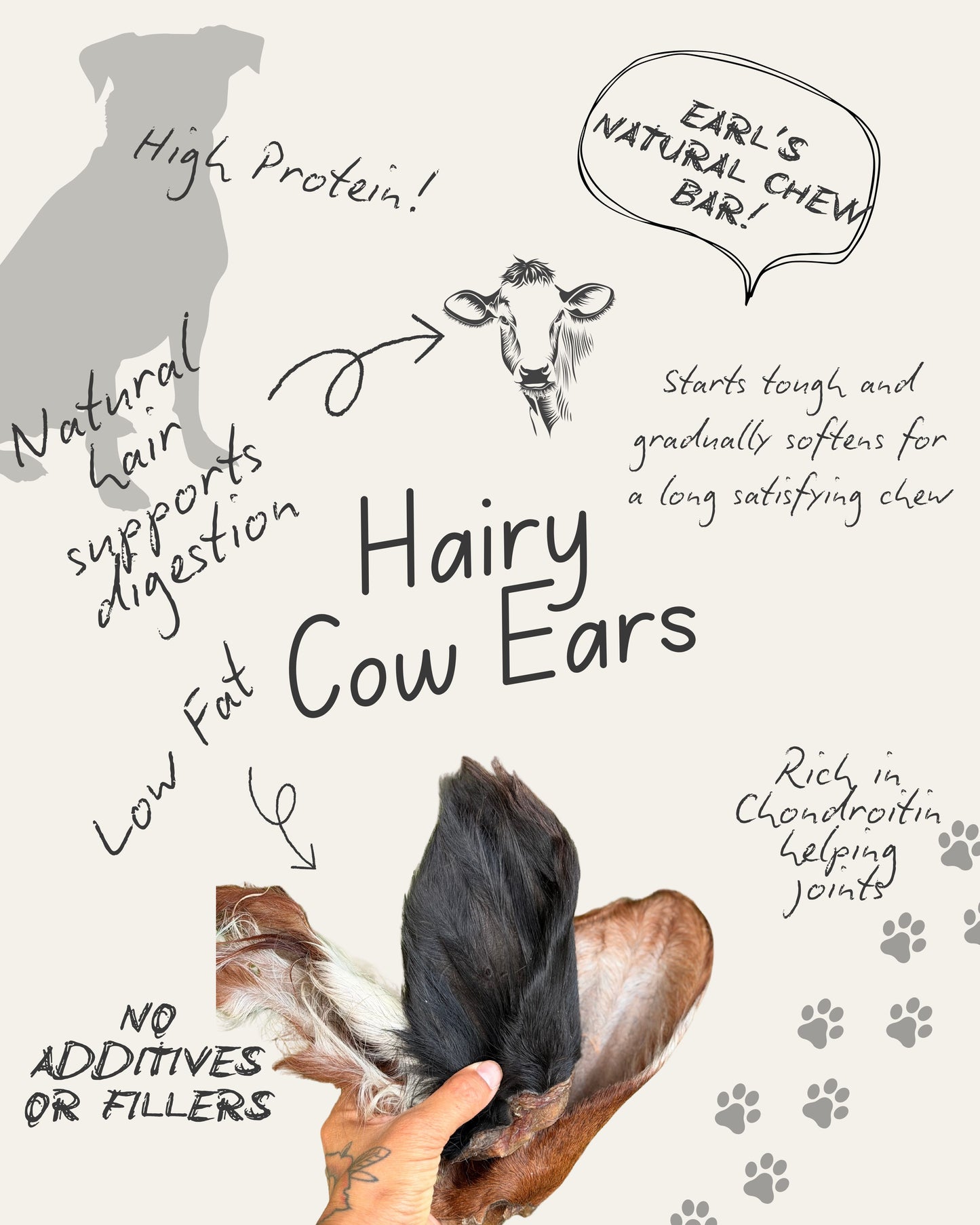 Hairy Cow Ears