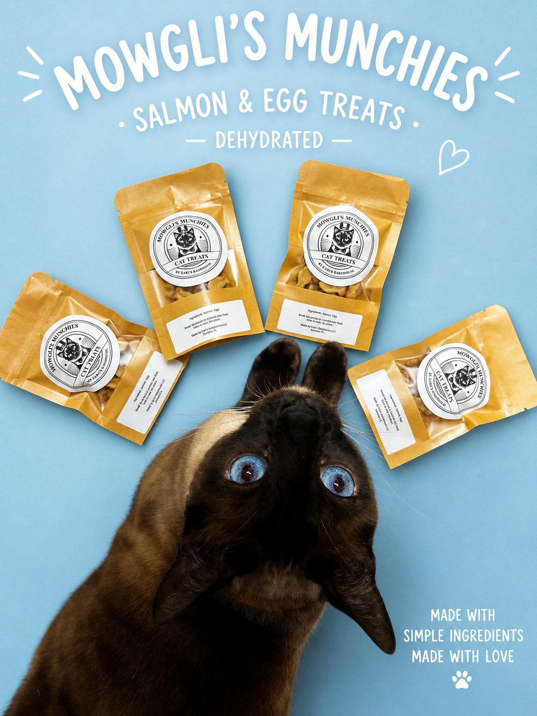 Salmon & Egg Cat Treats
